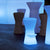 SGABELLO ALTO ROTONDO CORFU 74 CON LUCE / SENZA LUCE