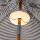 Lampadina portatile ricaricabile per ombrelloni, LIMA