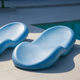 CIRCOOLAR Lettino da giardino Rasa Materiale riciclato