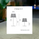 Lampada da tavolo a carica solare OKINAWA TABLE
