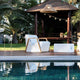 POLTRONA DA ESTERNO TARIDA SIT ARMS CON BRACCIOLI CON LUCE / SENZA LUCE