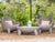 Set x1 Tavolino Martinica + x2 Poltrona da esterno Aruba