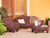 Set x1 Tavolino Martinica + x2 Poltrona da esterno Aruba