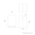 Set x1 Bar illuminata con doppia altezza Sicilia + x2 Sgabello Corfu 74