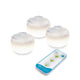 Lampadina ricaricabile portatile CHERRY MINI (confezione da 3 lampadine)