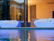 LETTO DA GIARDINO FORMENTERA CON LUCE / SENZA LUCE