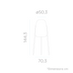 Lampada da terra Rocket 145