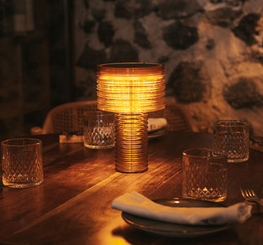 Lampada da tavolo a carica solare AMBAR