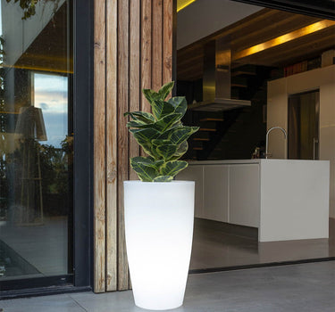 Vaso con luce Bambú 70