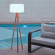 Lampada da terra con gambe in legno Chloe 140