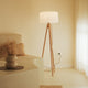 Lampada da terra con gambe in legno Chloe 140