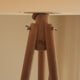 Lampada da terra con gambe in legno Chloe 140
