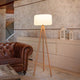 Lampada da terra con gambe in legno Chloe 140