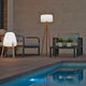 Lampada da terra con gambe in legno Chloe 140