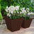 Vaso quadrato CLAVEL 40 COLOR