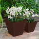Vaso quadrato CLAVEL 40 COLOR