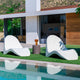 LETTINO DA GIARDINO COZUMEL per case, piscine, hotel e beach club