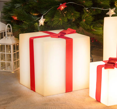 CUBO DI NATALE LUMINOSO GIFTY 32