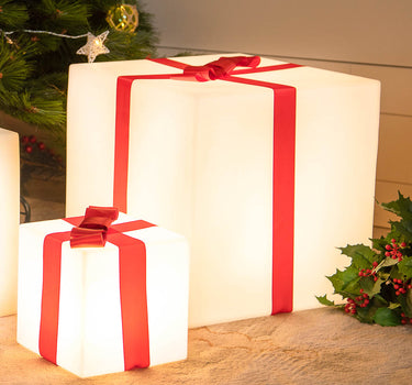 CUBO DI NATALE LUMINOSO GIFTY 40