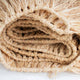 Ghirlanda decorativa in vello di rafia naturale