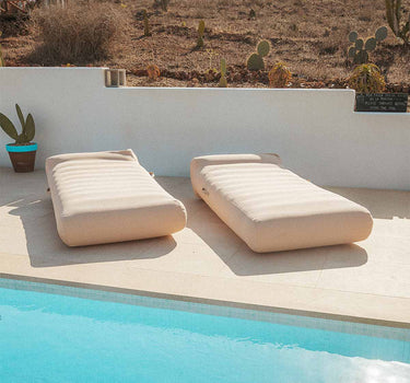 LETTINO DA GIARDINO E DA PISCINA GONFIABILE PER IMPIEGHI GRAVOSI (GALLEGGIANTE) ILLETES