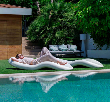 Set x2 Lettini da giardino RASA per case, piscine, hotel e beach club