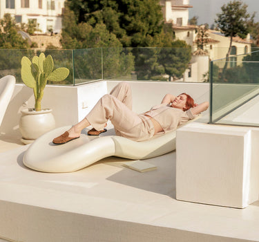 LETTINO DA GIARDINO RASA per case, piscine, hotel e beach club