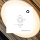 Applique rotonda WALLY DISK con carica solare