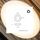 Applique rotonda WALLY DISK con carica solare