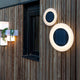 Applique rotonda WALLY DISK con carica solare