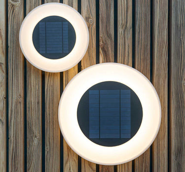 Applique rotonda WALLY DISK con carica solare