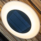 Applique rotonda WALLY DISK con carica solare