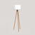 Lampada da terra con gambe in legno Chloe 140