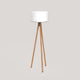 Lampada da terra con gambe in legno Chloe 140