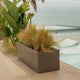 Vaso rettangolare colore JARA 100 x 35