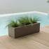Vaso rettangolare colore JARA 100 x 35