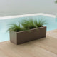 Vaso rettangolare colore JARA 100 x 35