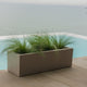 Vaso rettangolare colore JARA 100 x 35