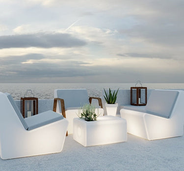 POLTRONA DA ESTERNO TARIDA SIT CON LUCE / SENZA LUCE