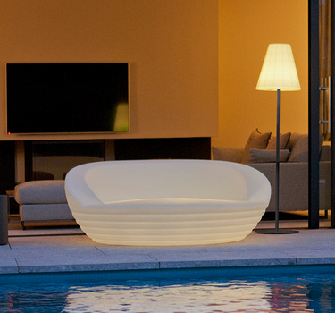 LETTO DA GIARDINO FORMENTERA CON LUCE / SENZA LUCE